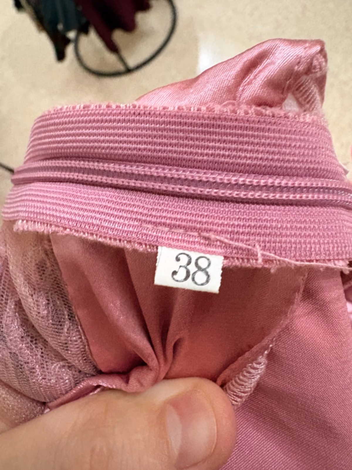 Dusty Rose Embellished Evening Gown, photo 2