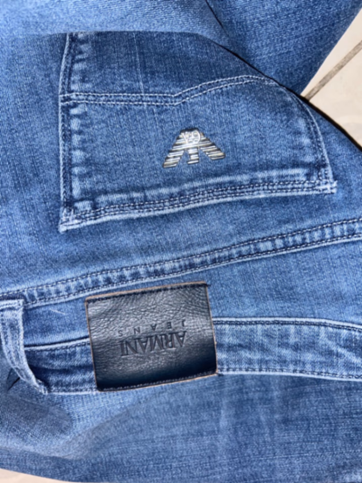 Armani Jeans Slim Denim Trousers, photo 3