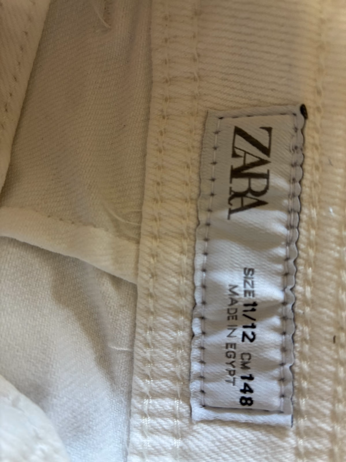 Zara White button-front trousers, photo 2