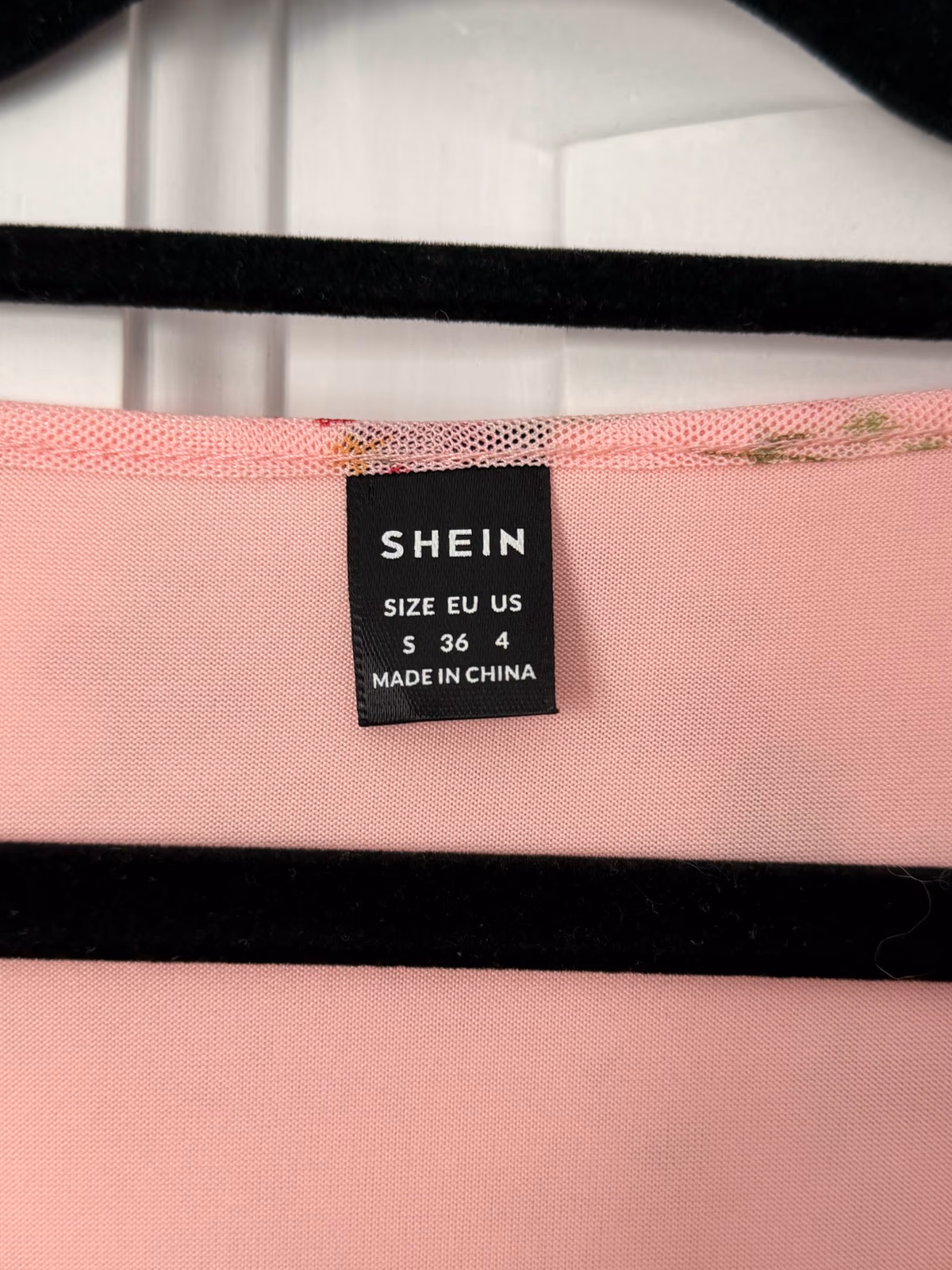 Pink Floral Mesh Mini Dress, photo 3
