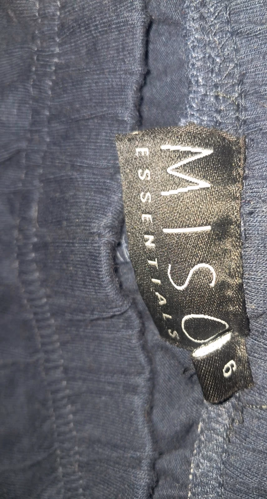 100% Cotton - Miso essentials - Navy Blue Leggings, photo 6