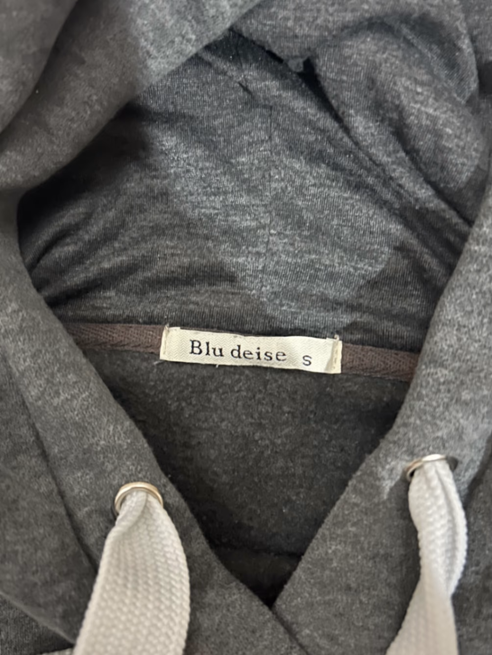 Grey Longline Hooded Sweatshirt Dress, photo 2
