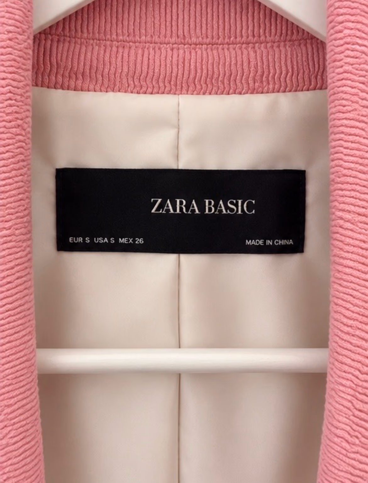 Pink textured longline blazer, photo 2
