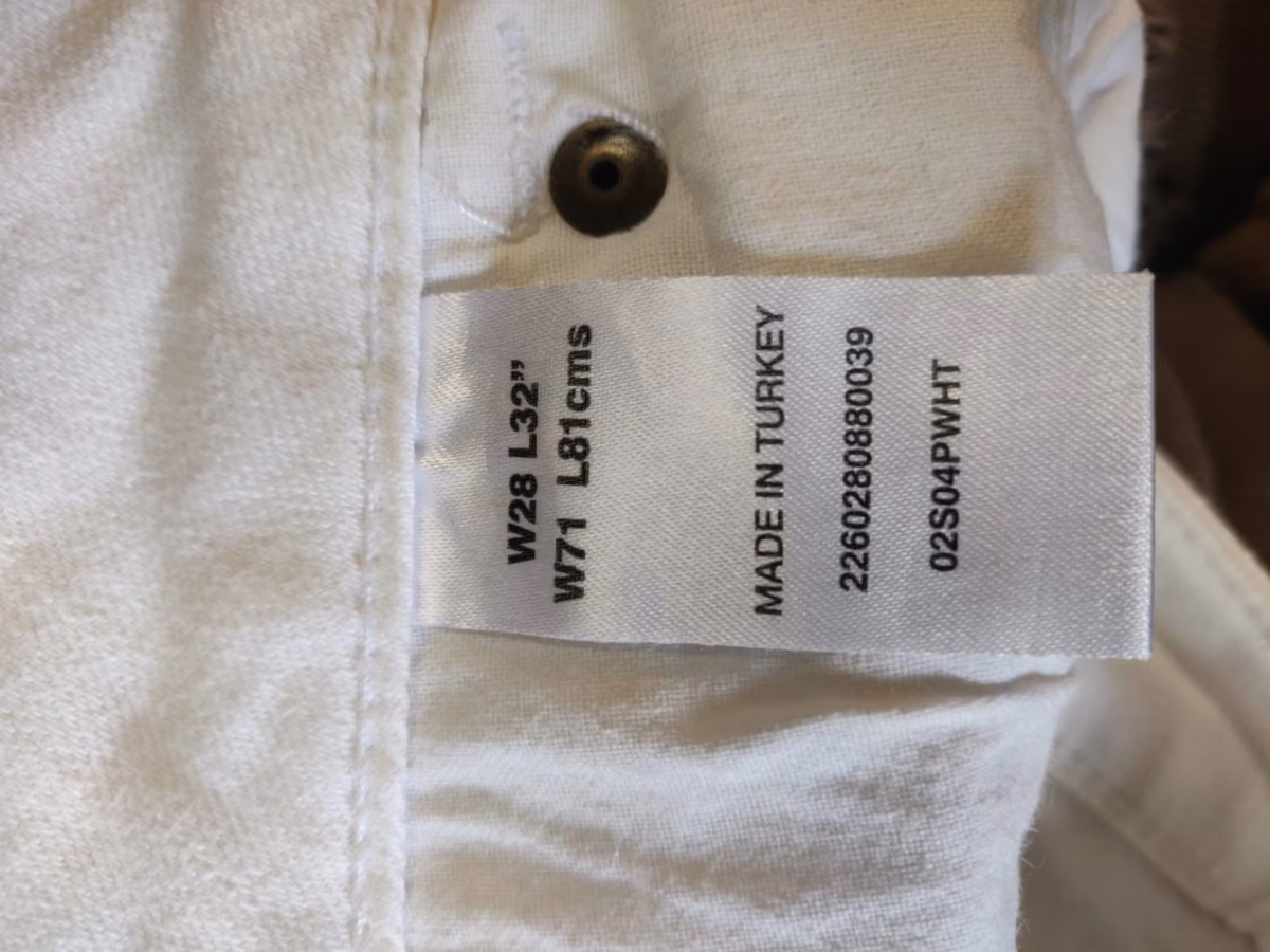 White Baxter Cropped Trousers, photo 4