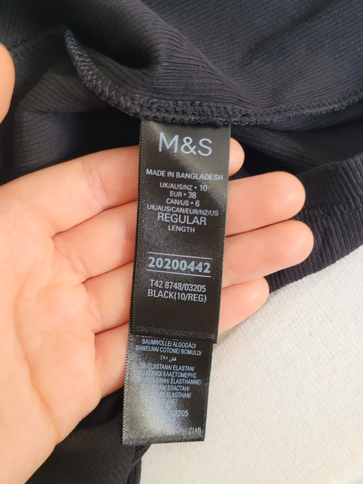 Maxi black cotton dress, photo 3