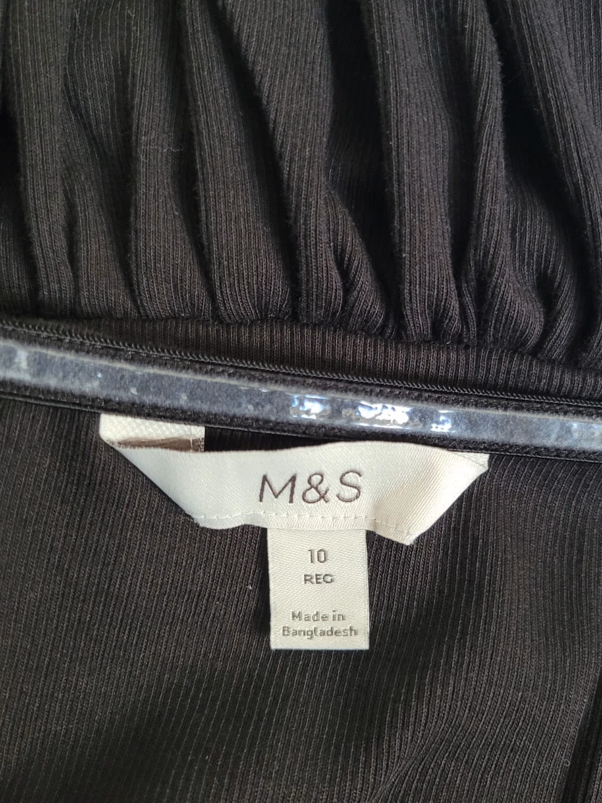 Maxi black cotton dress, photo 5