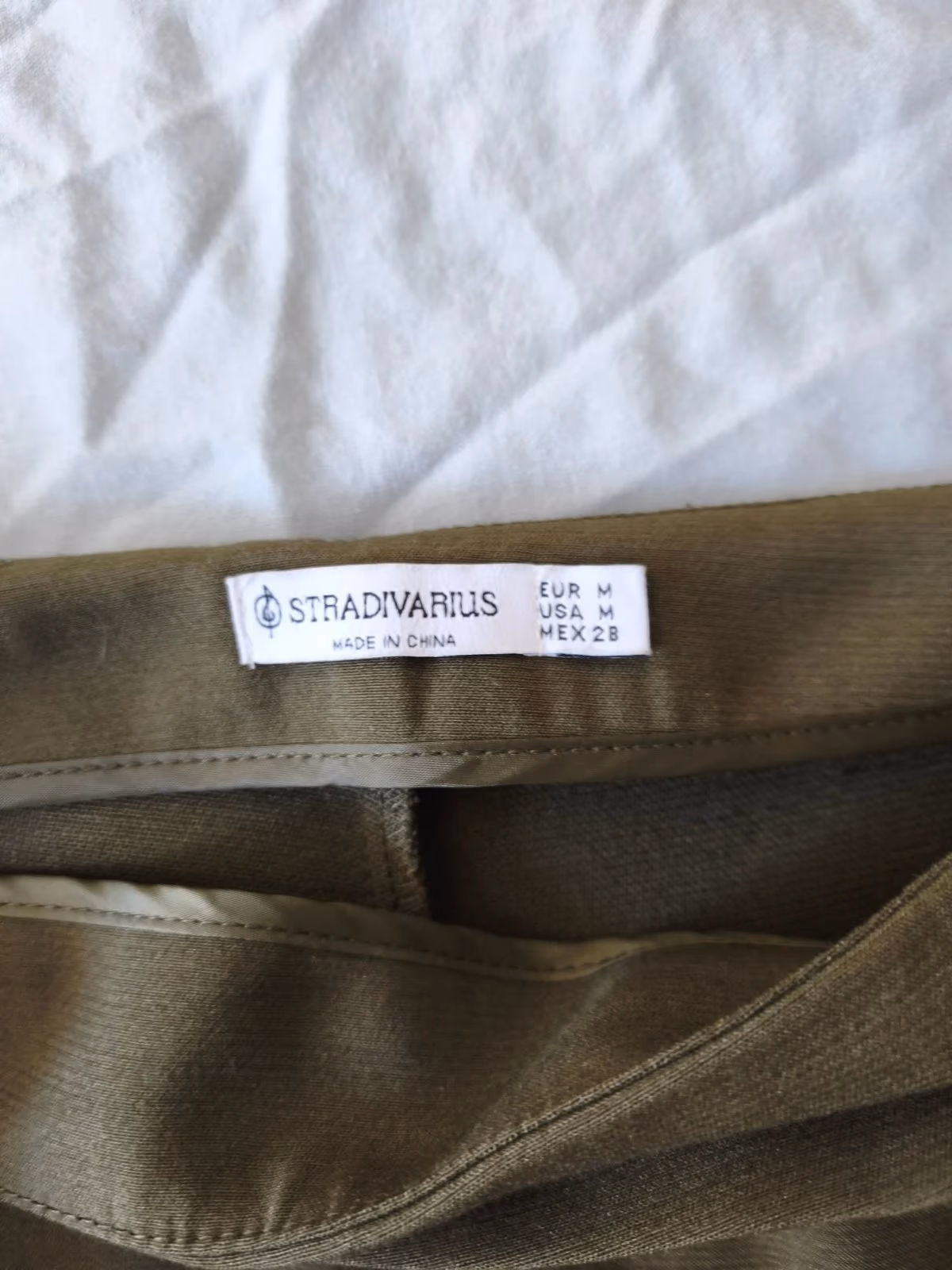 Stradivarius Olive Green Skort, photo 3