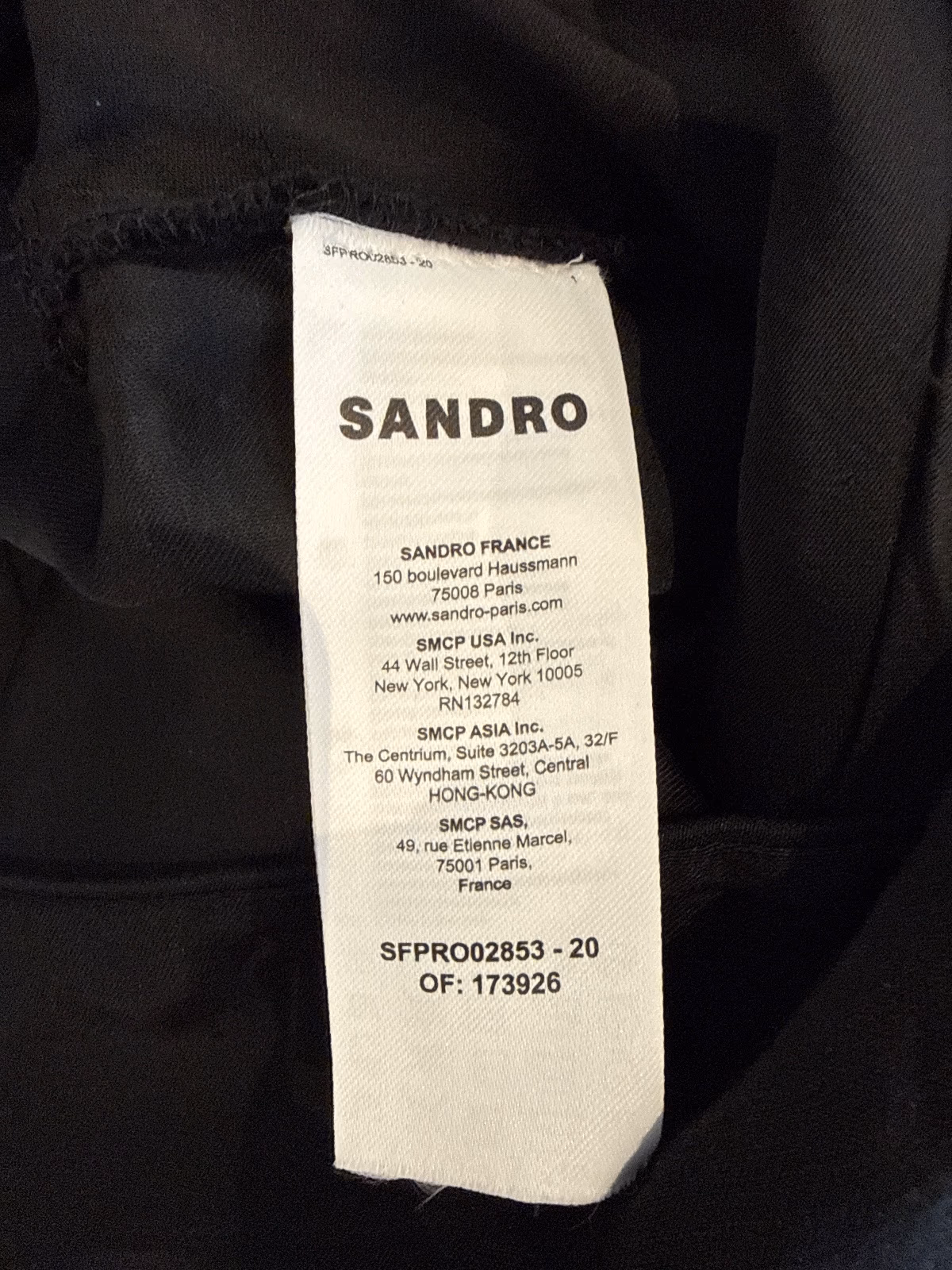 Sandro Black Wrap Linen Blend Dress, photo 5