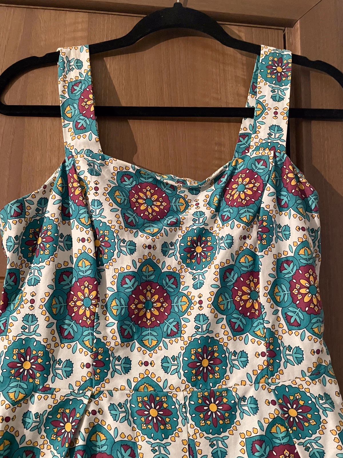 vestido midi con estampado floral, foto 2