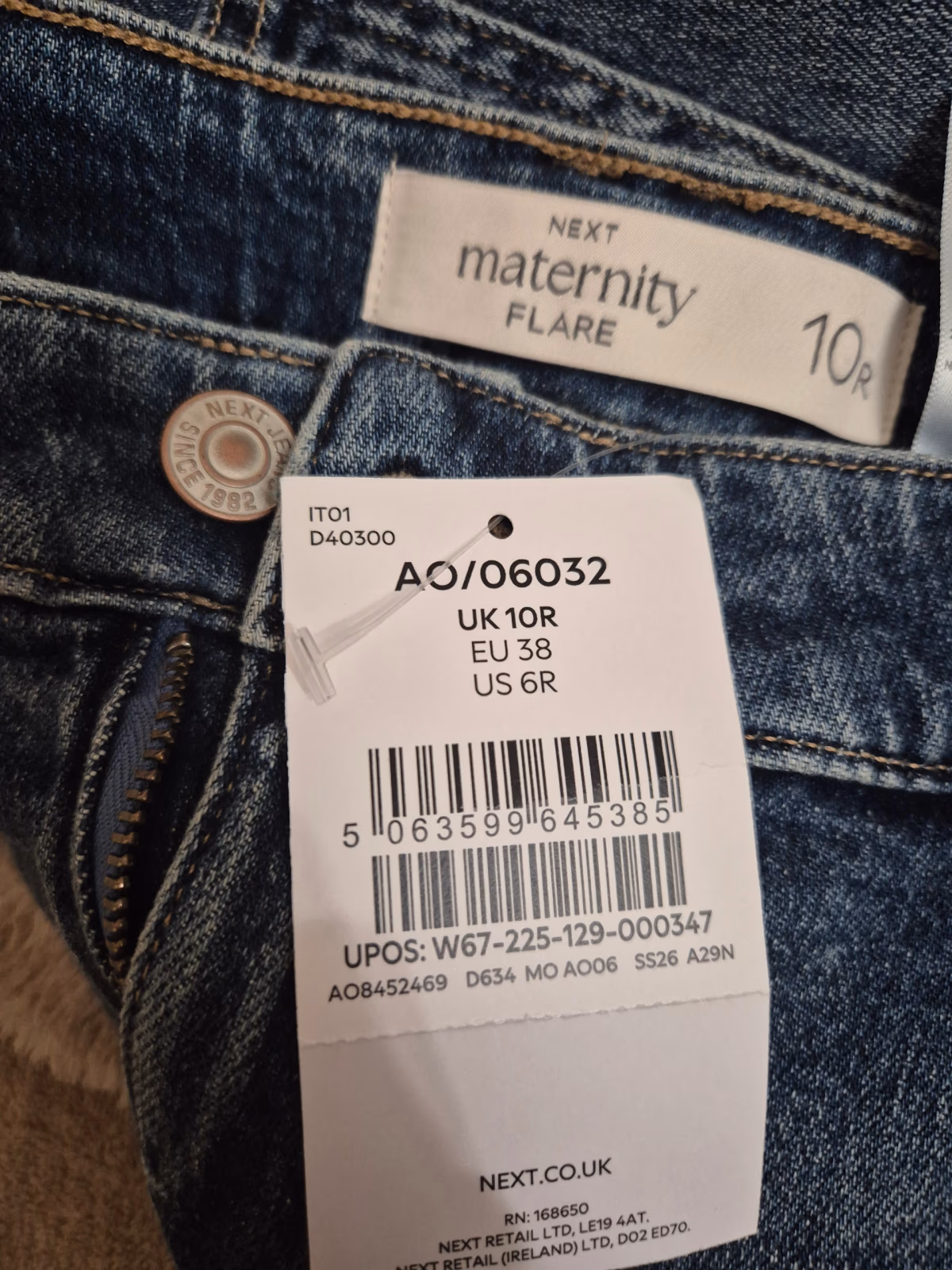 Next Maternity Flare Jeans, photo 3