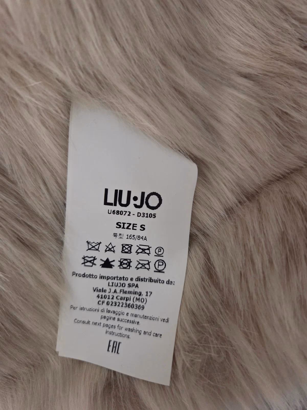 Liu Jo faux-fur denim jacket, photo 8