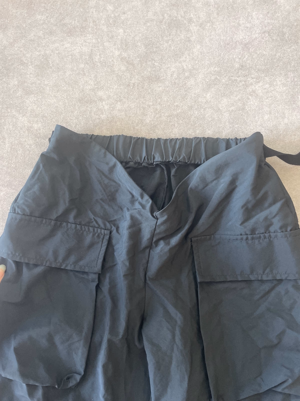Black Utility Cargo Trousers, photo 2
