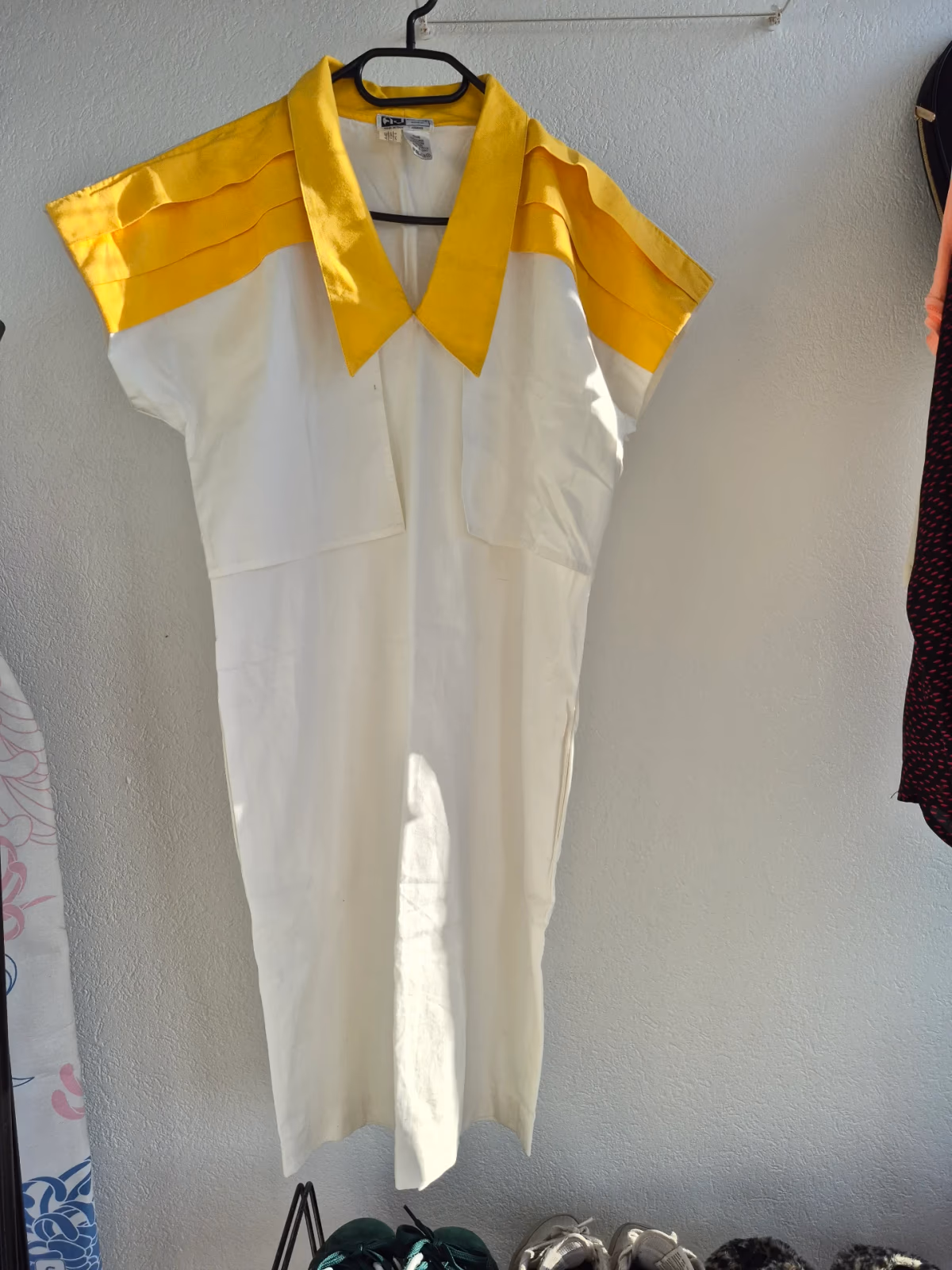Vintage Colour Block Midi Dress, photo 3