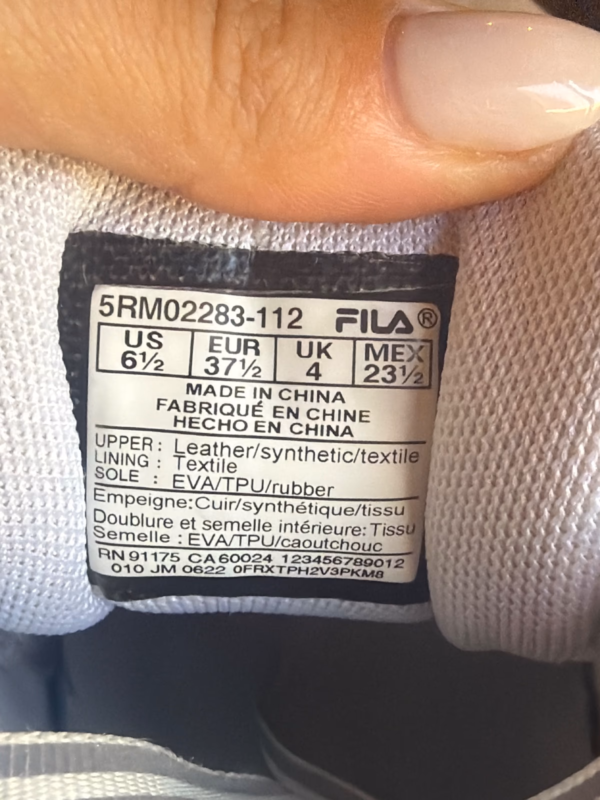 Ciao! Vendo sneakers fila bianche come nuove numero 37,5 eu, photo 5