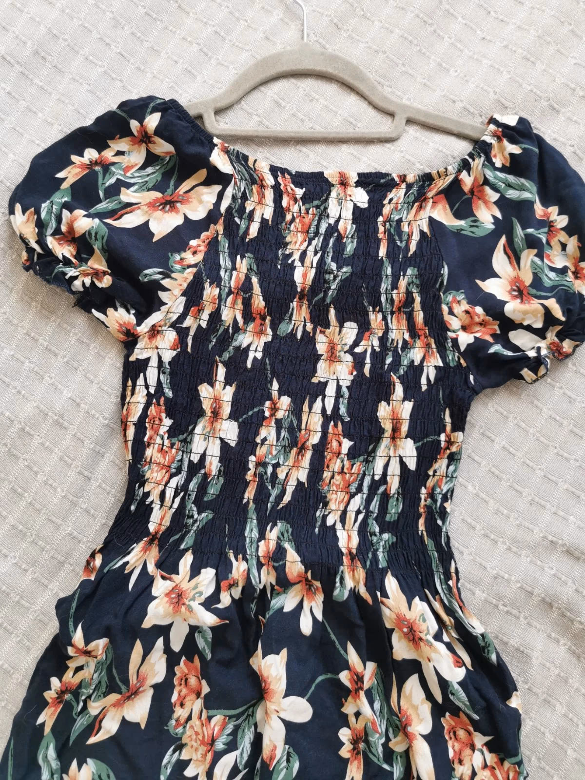 Floral shirred maxi dress, photo 2