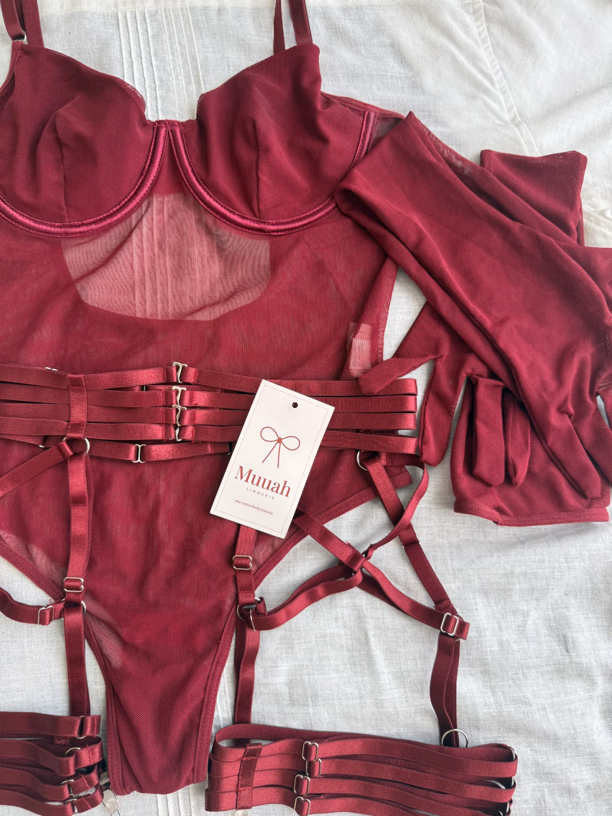 Lingerie Set Noir Lace Up, photo 2