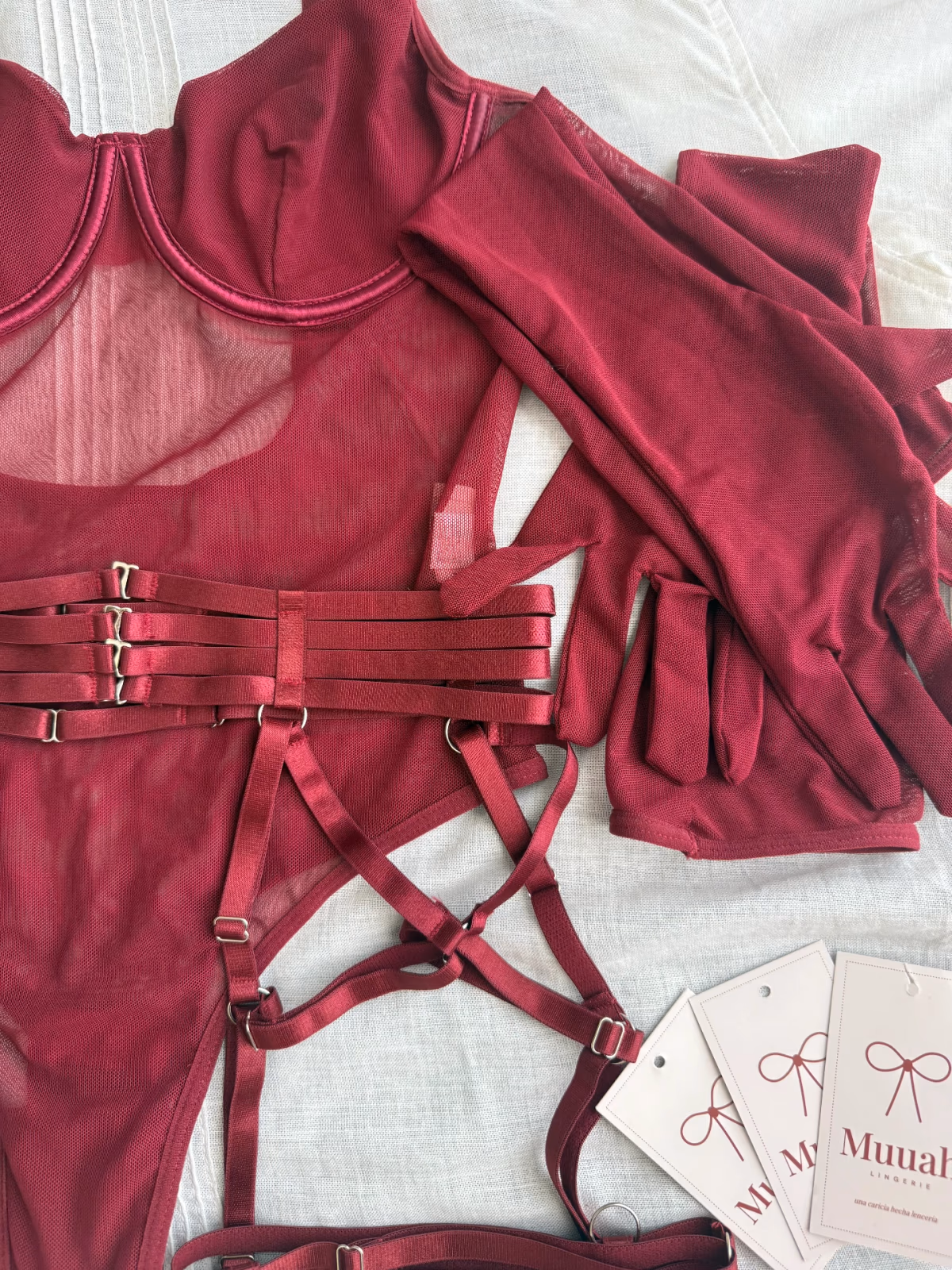 Lingerie Set Noir Lace Up, photo 3