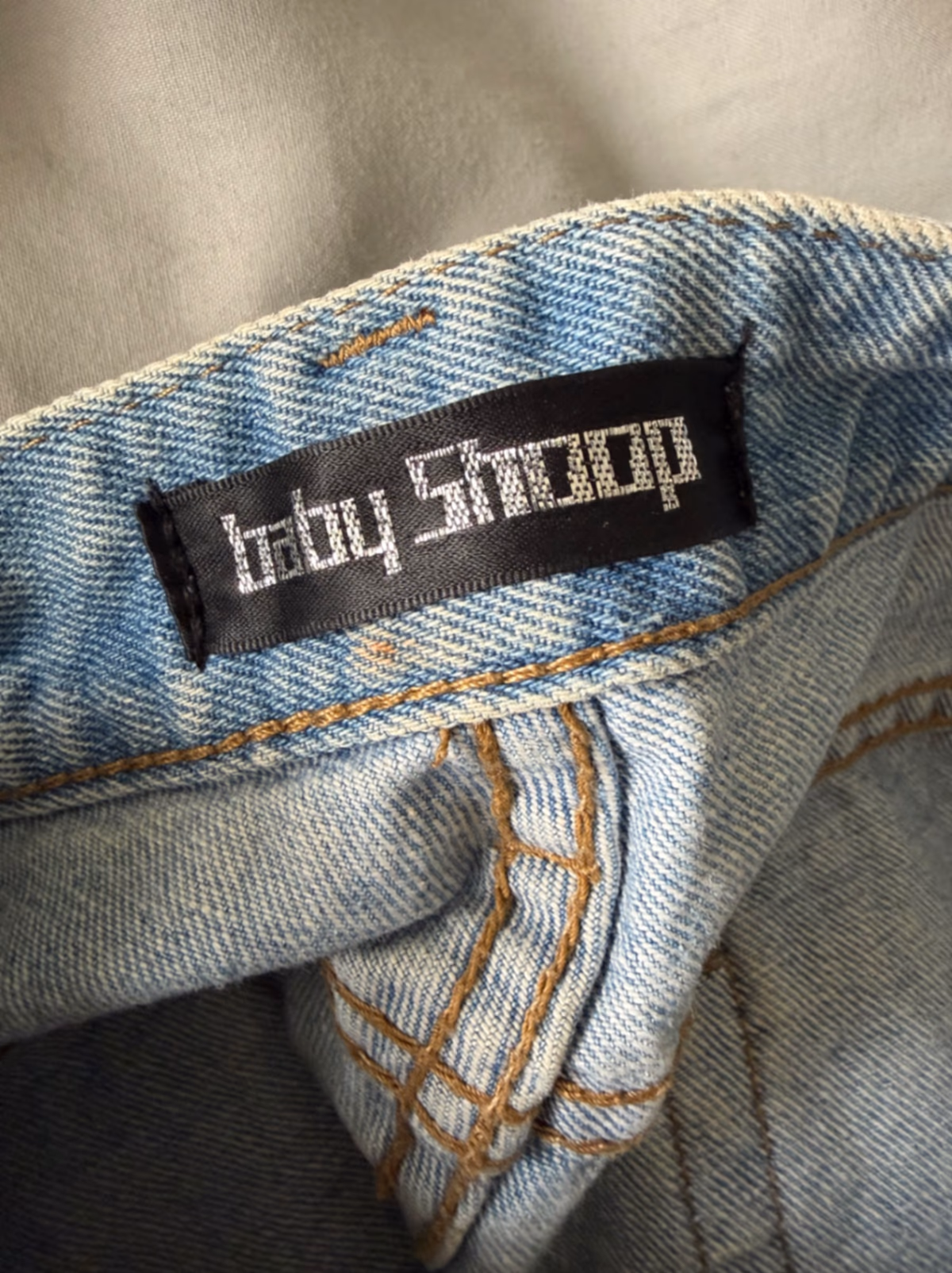 Denim Dungaree Shorts, photo 4