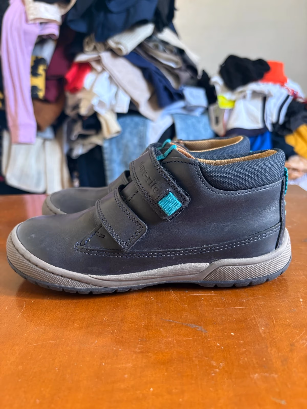 Scarpe da bambino Start-rite in pelle blu navy, foto 3