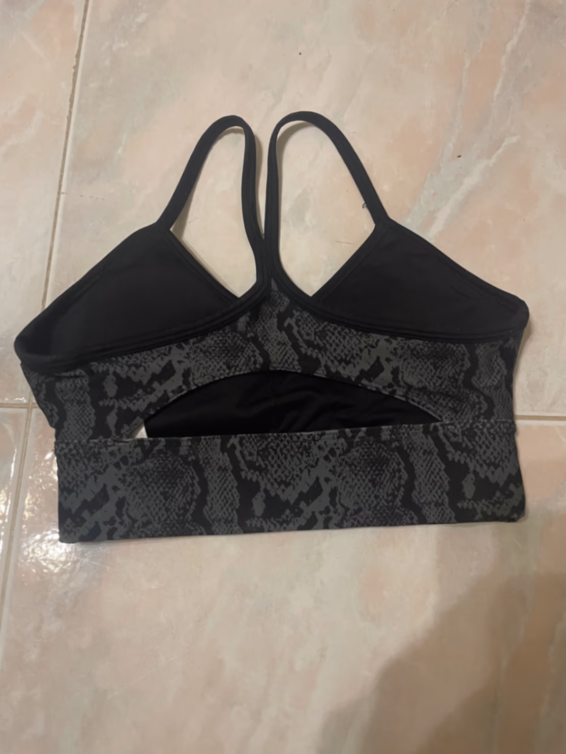 Patterned  Reebok Sports Bra, photo 2