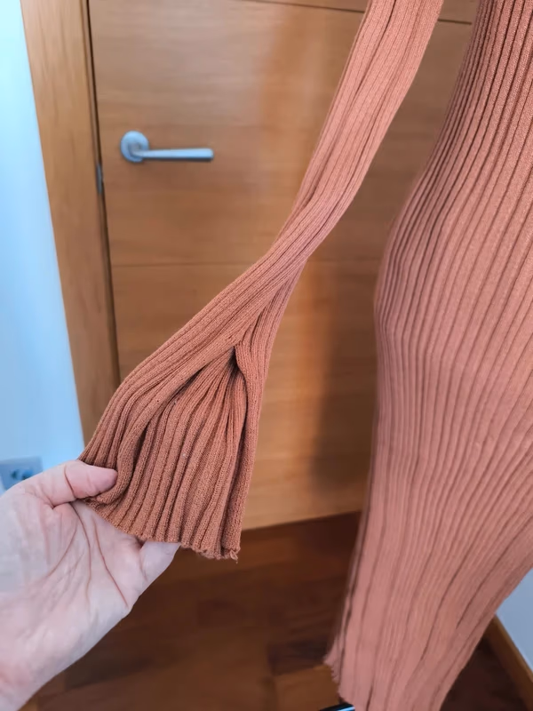 Ribbed Long Sleeve Midi Dress, photo 3
