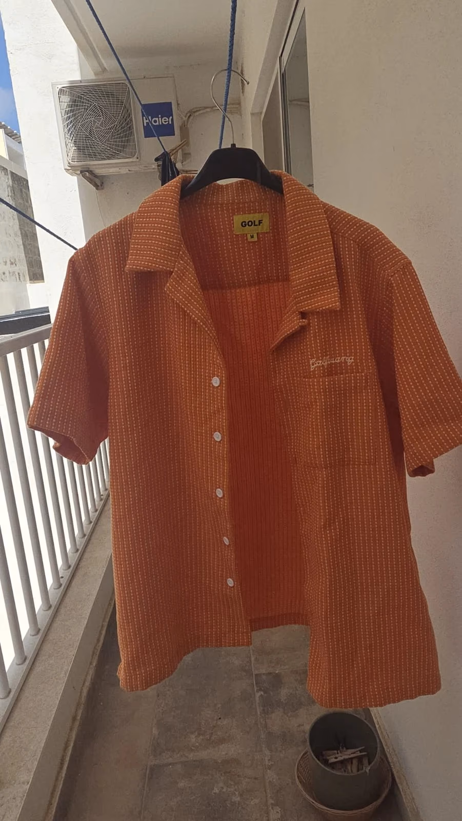 Golf Wang × Tyler The Creator Camicia con bottoni e cuciture, foto 4