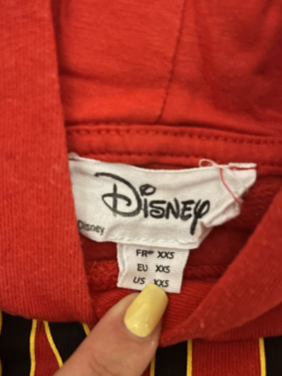 Red Disney Simba Cropped Hoodie, photo 2