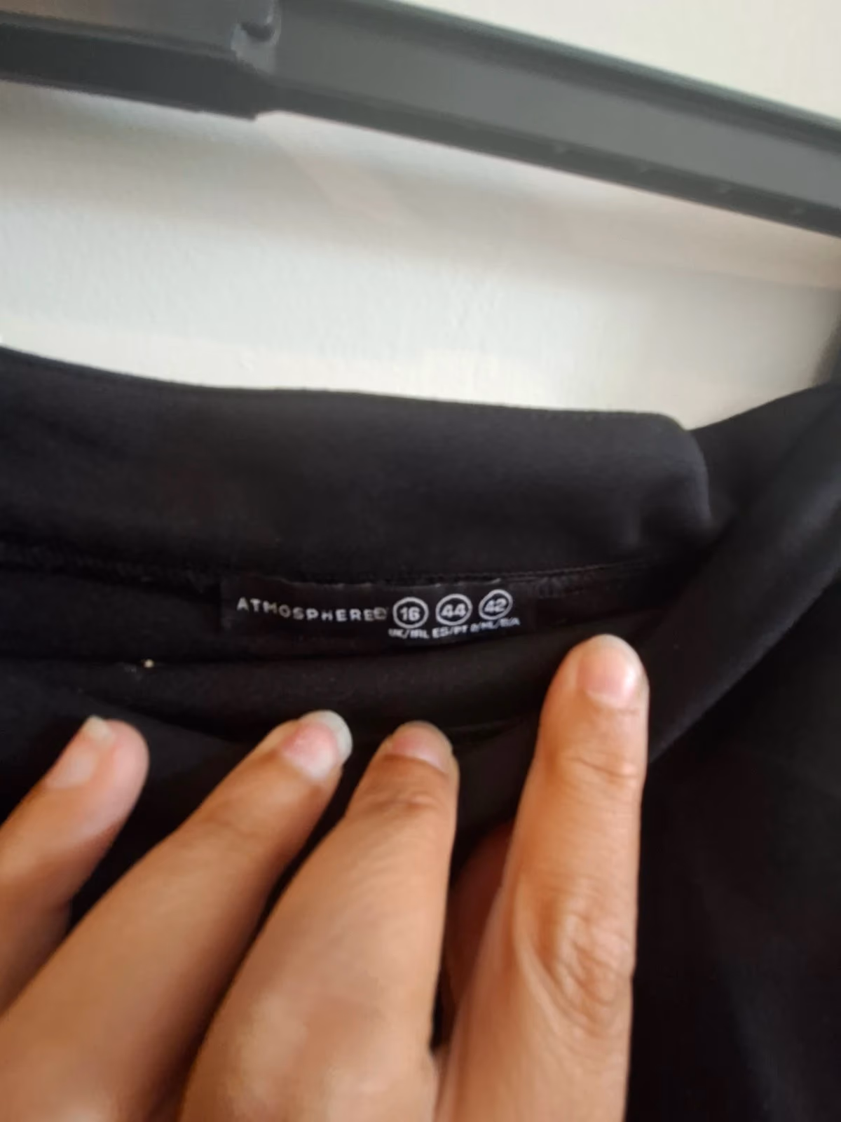 Black peplum mini skirt, photo 3
