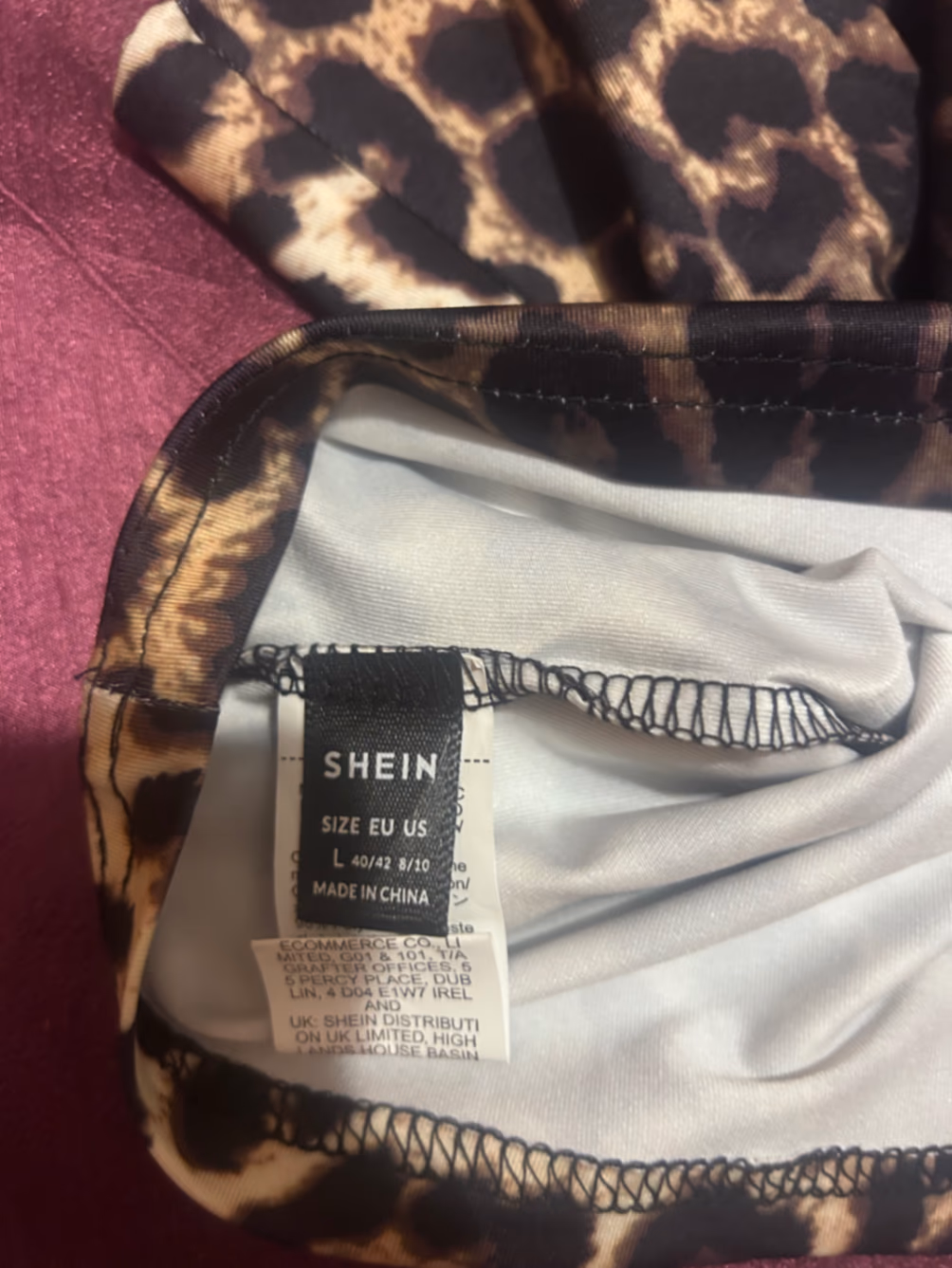 Leopard Print Square Neck Vest, photo 3