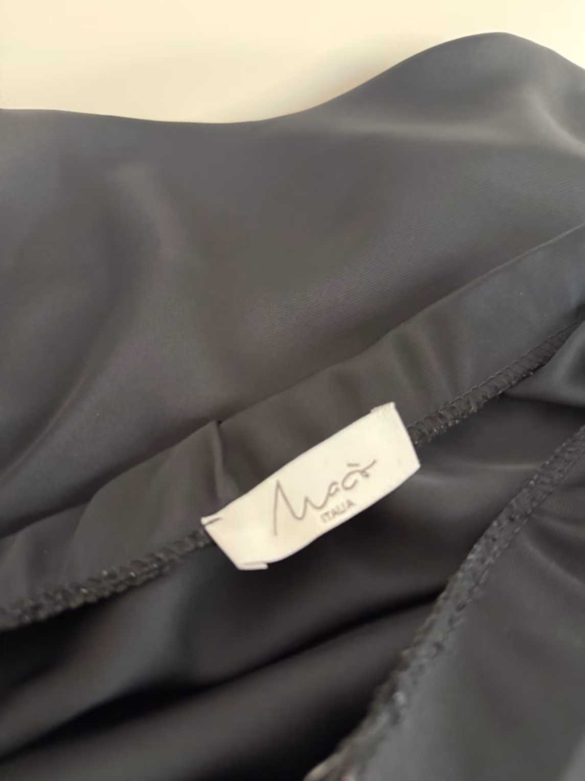 Macò Italia Black Fluid Midi Skirt, photo 2