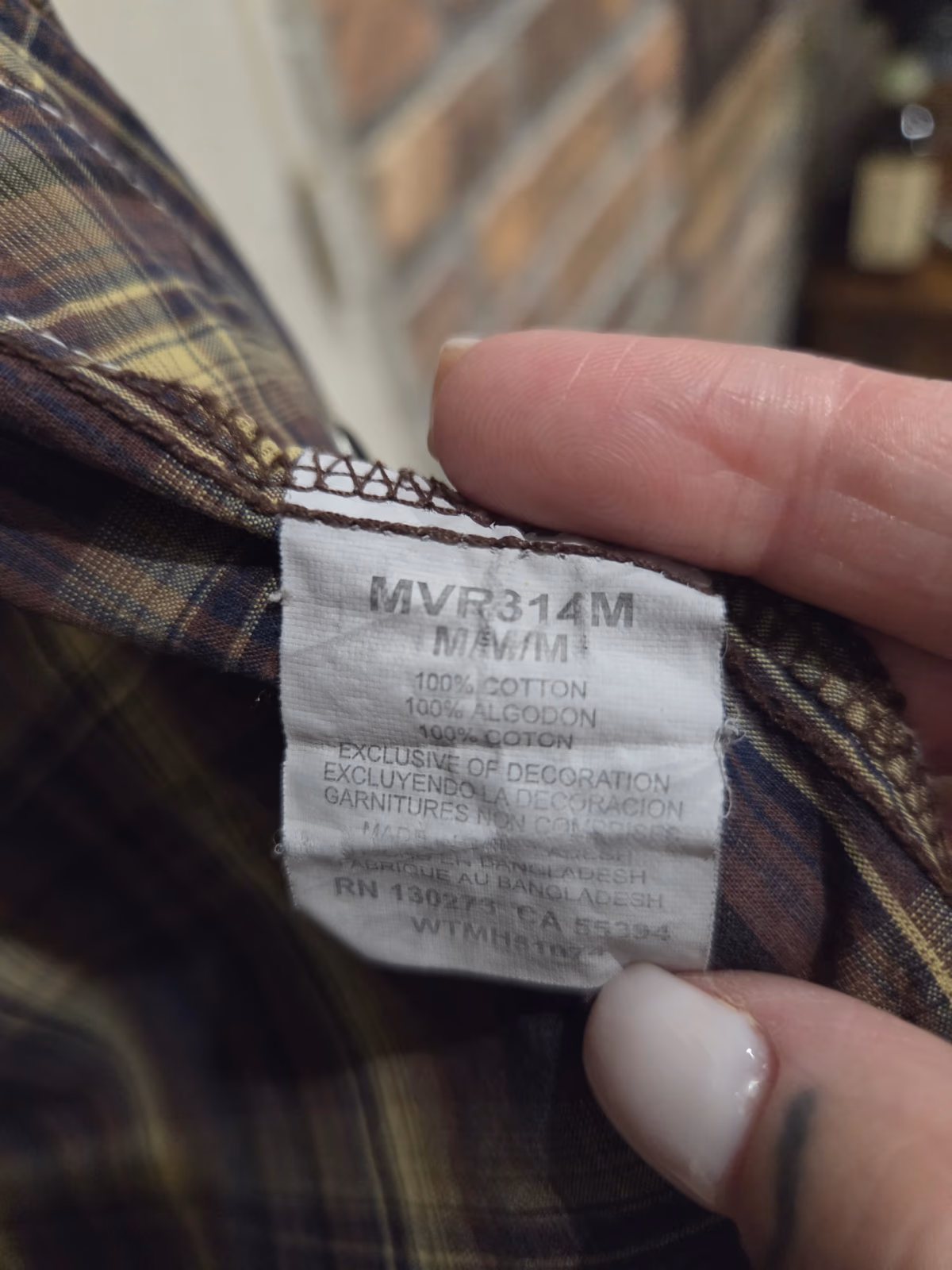 Camisa western a cuadros «Retro» de Wrangler, foto 5