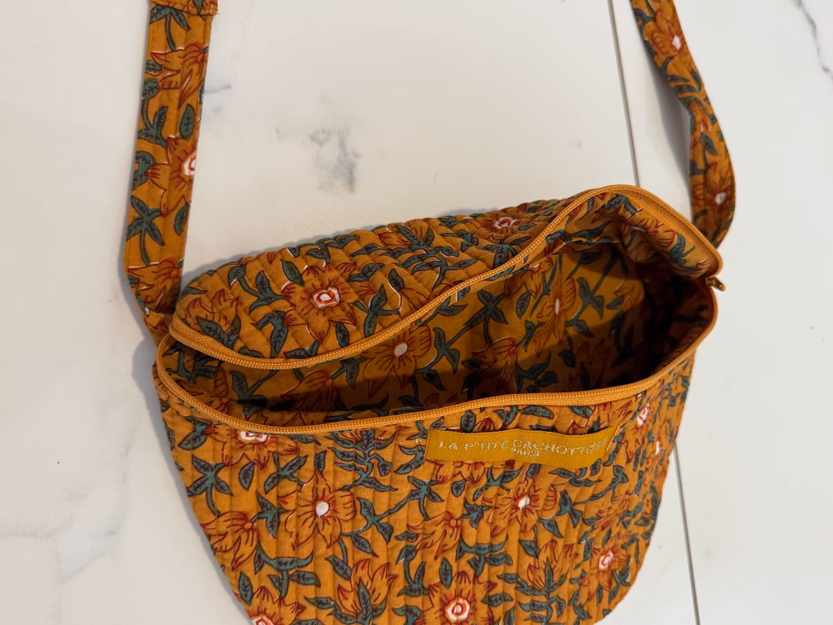 La Petite Cachottière floral quilted bag, photo 4