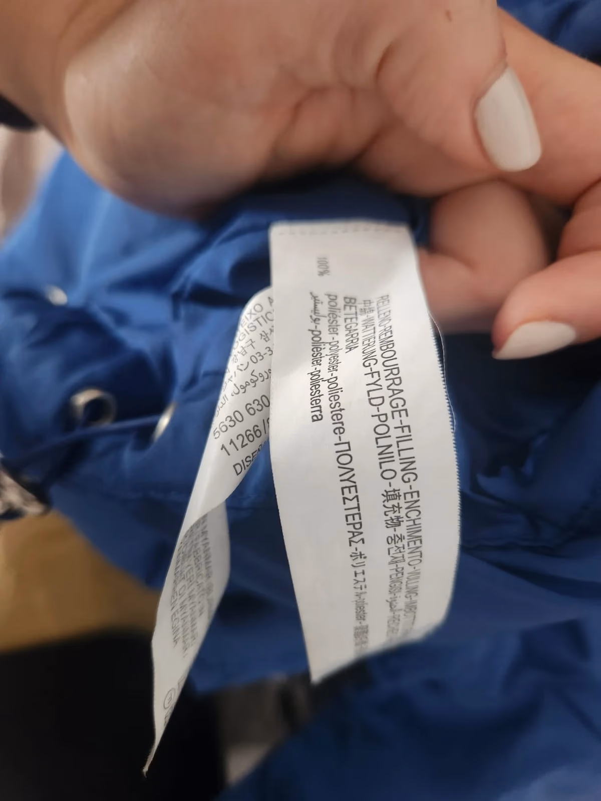 Blue Padded Winter Jacket, photo 3