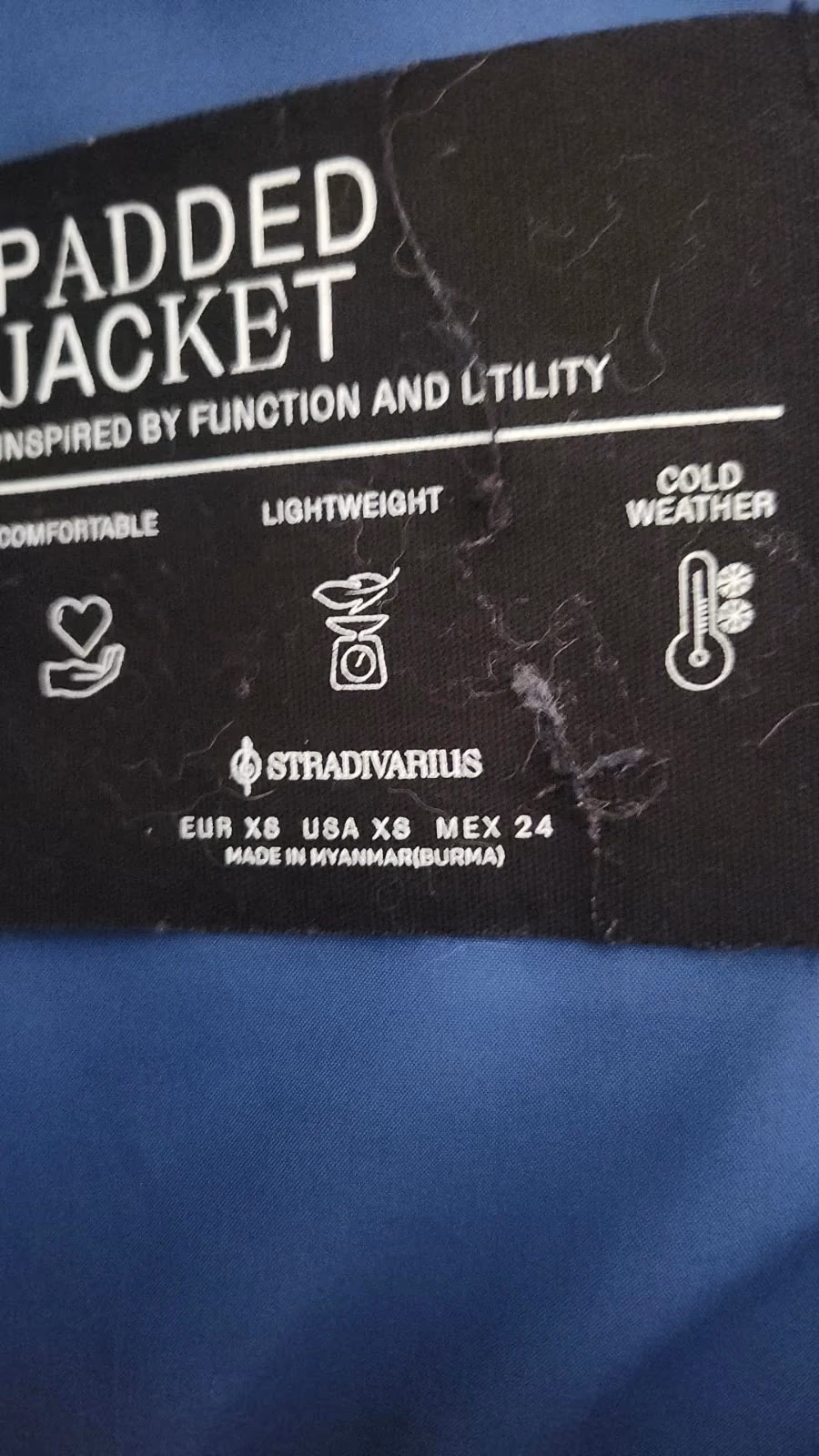 Blue Padded Winter Jacket, photo 2