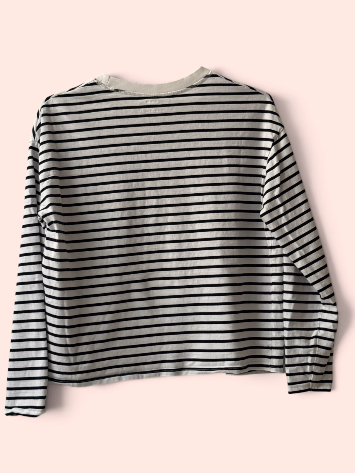 Striped long sleeve cotton top, photo 2