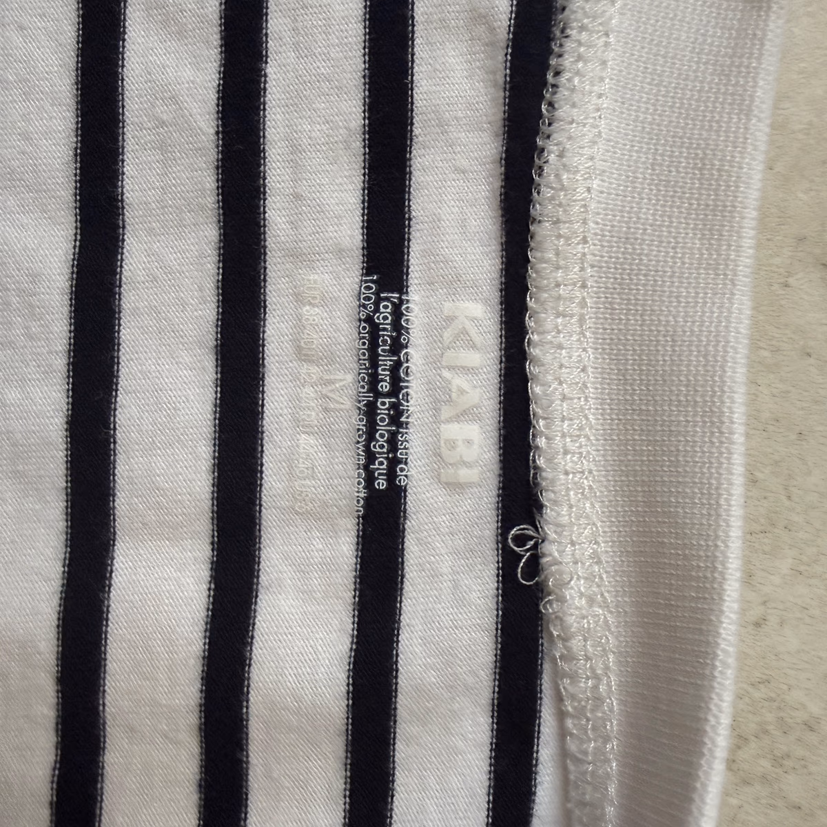Striped long sleeve cotton top, photo 4