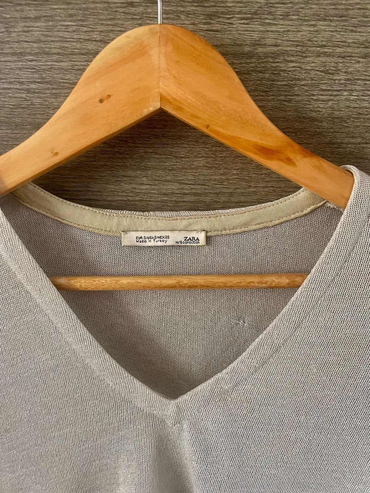 Zara V-Neck Batwing Top, photo 3