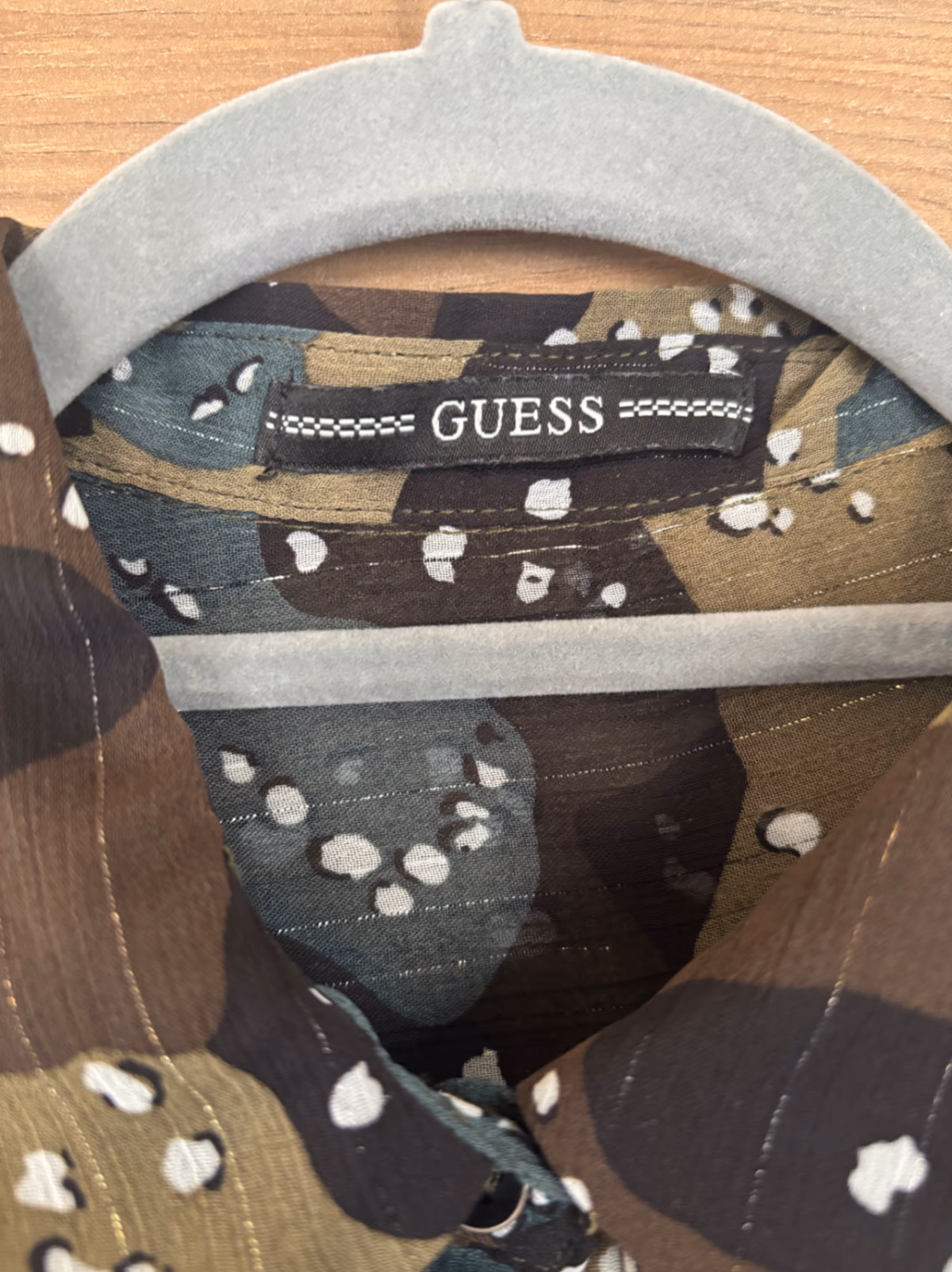 Guess Camouflage Print Button Shirt, photo 4