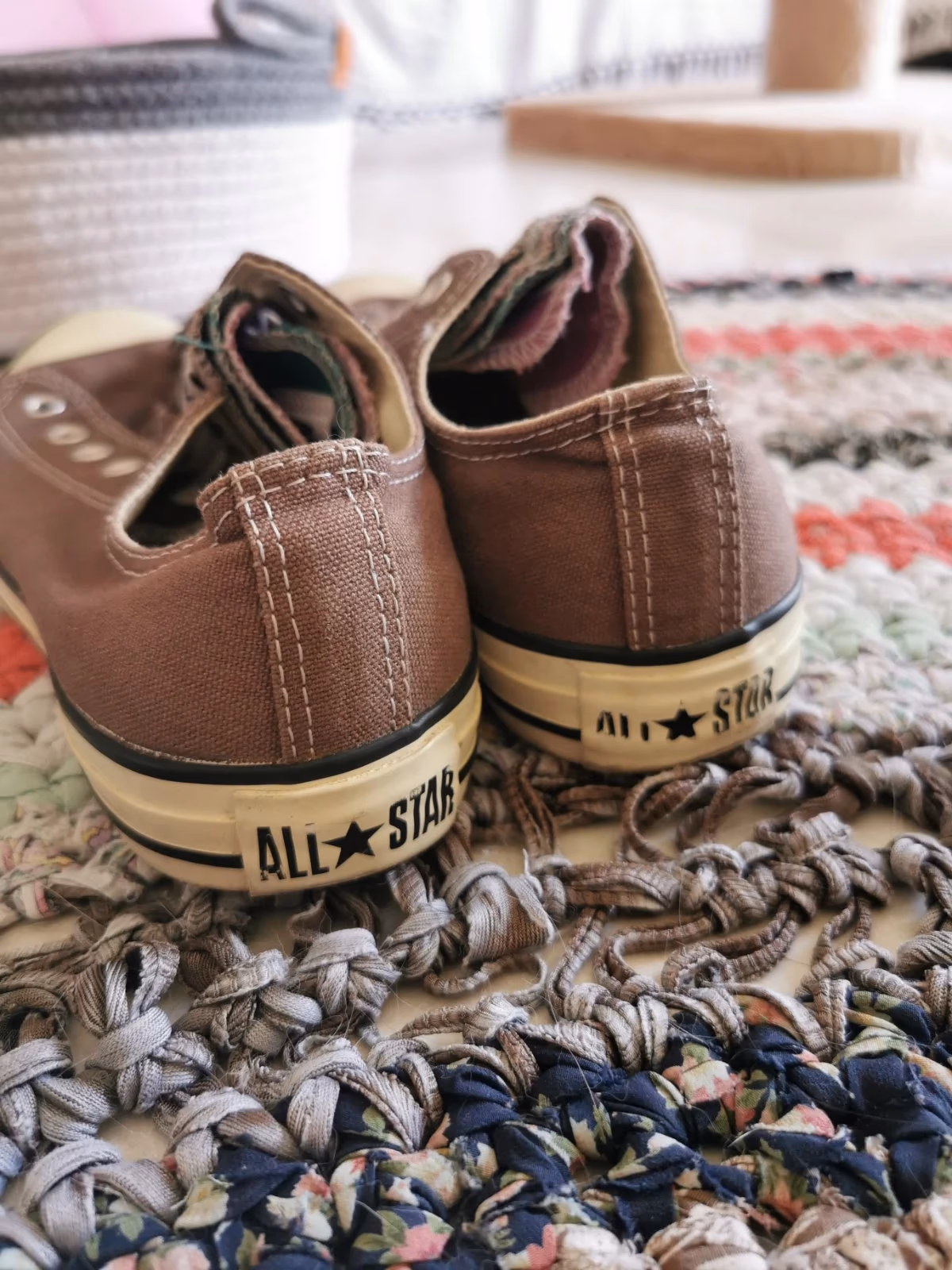 Converse Chuck Taylor – effetto lavato vintage – design unico, foto 4