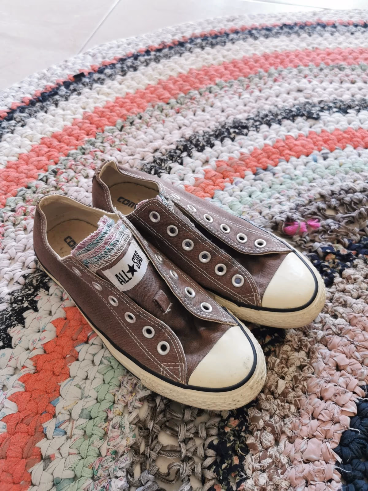 Converse Chuck Taylor – effetto lavato vintage – design unico, foto 6
