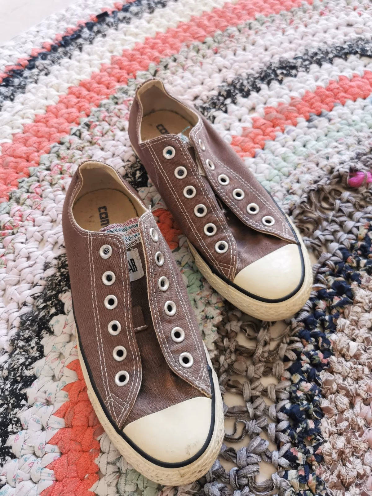 Converse Chuck Taylor – effetto lavato vintage – design unico, foto 2