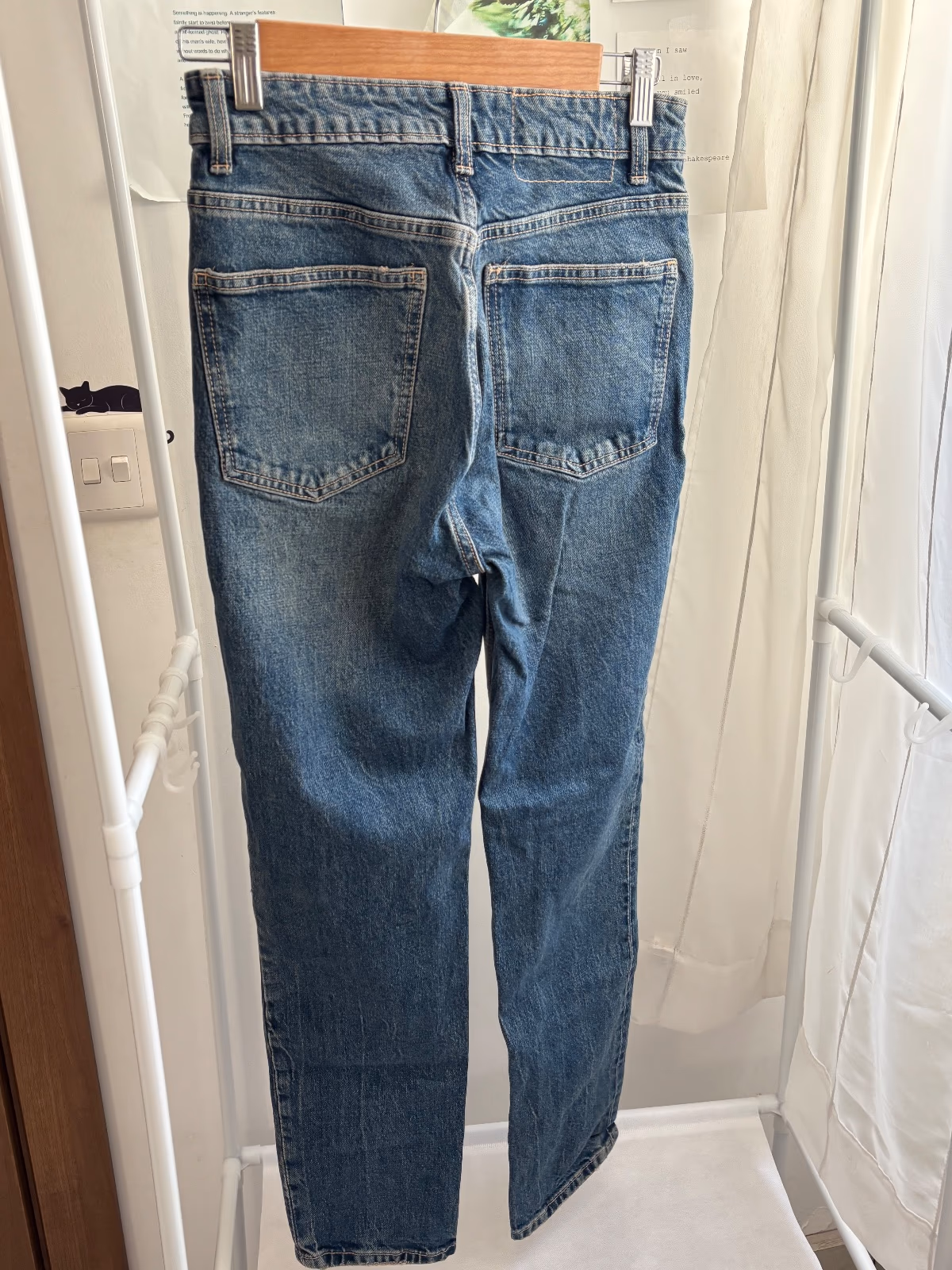 Zara Blue Denim Jeans, photo 2