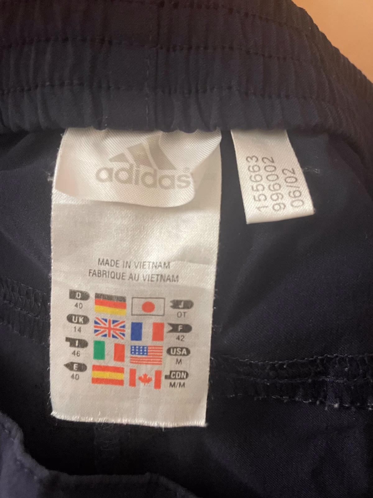 Navy Blue Adidas Shorts UK Size 14 , photo 3