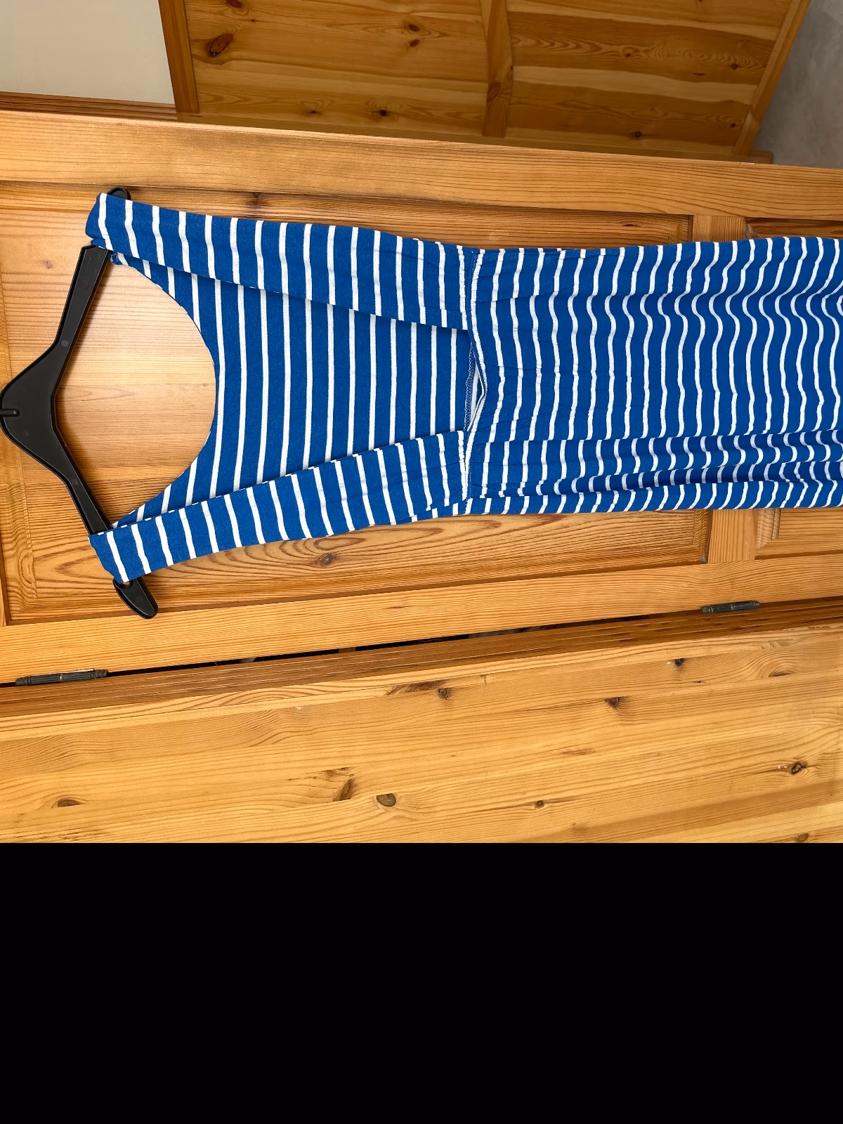 Blue White Stripe Sleeveless Dress, photo 4