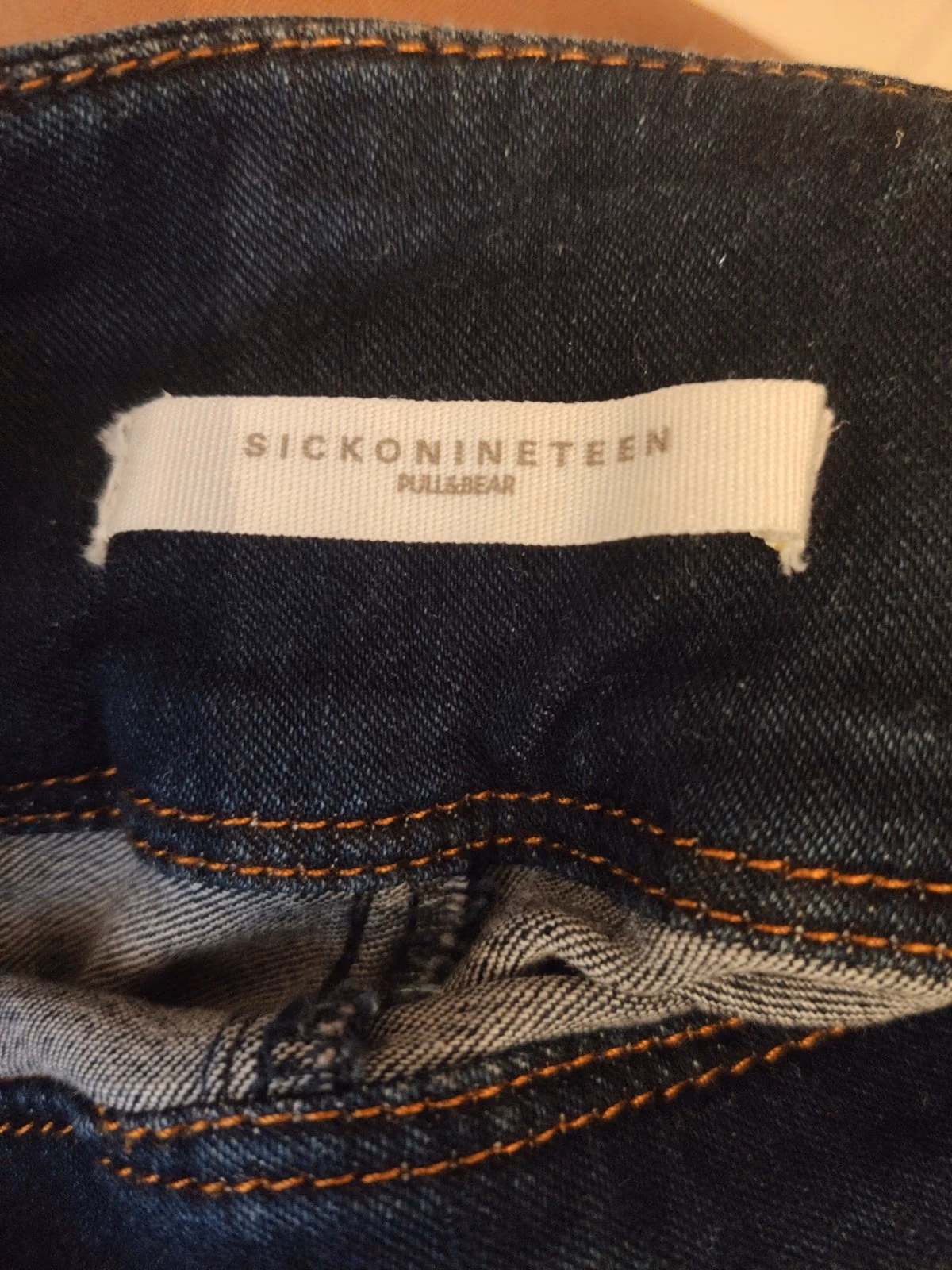 High-waisted dark denim sailor shorts, photo 3