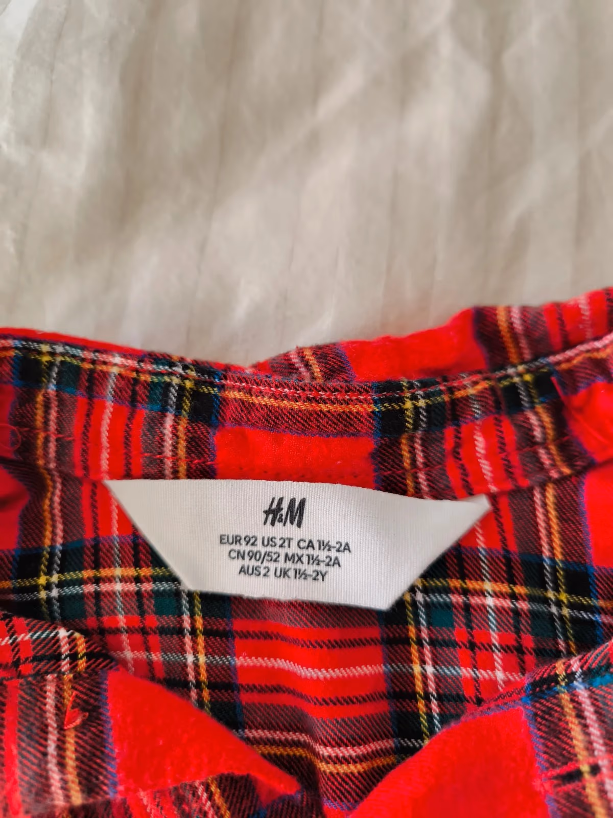 Red check flannel shirt, photo 2