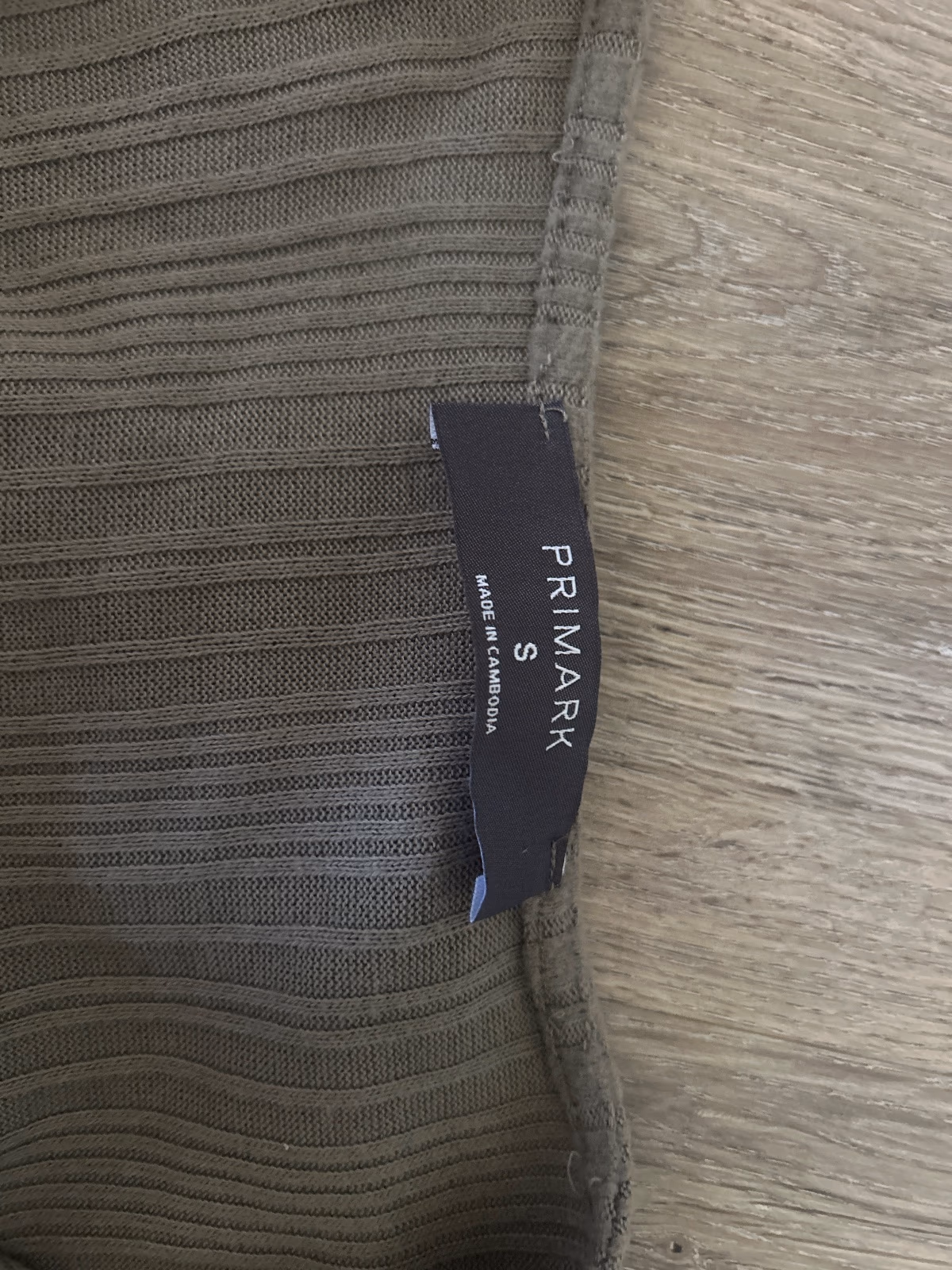 Primark Olive Ribbed Long-Sleeve Top, photo 2
