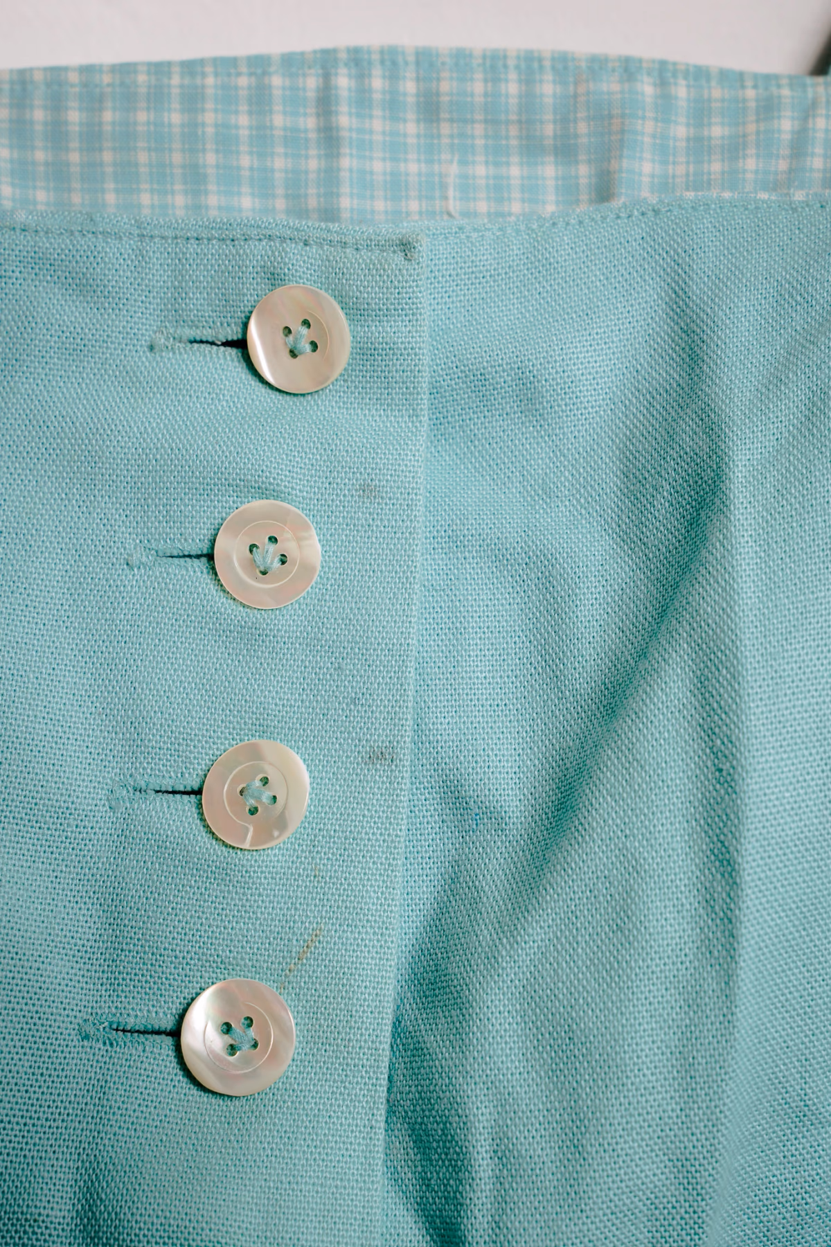 Teal Vintage Dirndl Top, photo 2