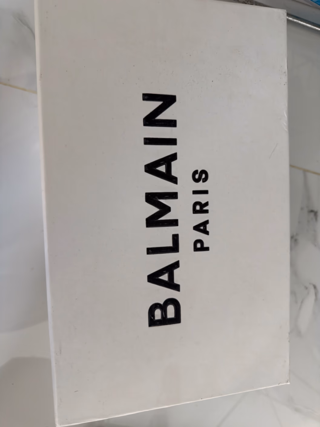 Balmain Monogram Sock Sneakers Black, photo 3