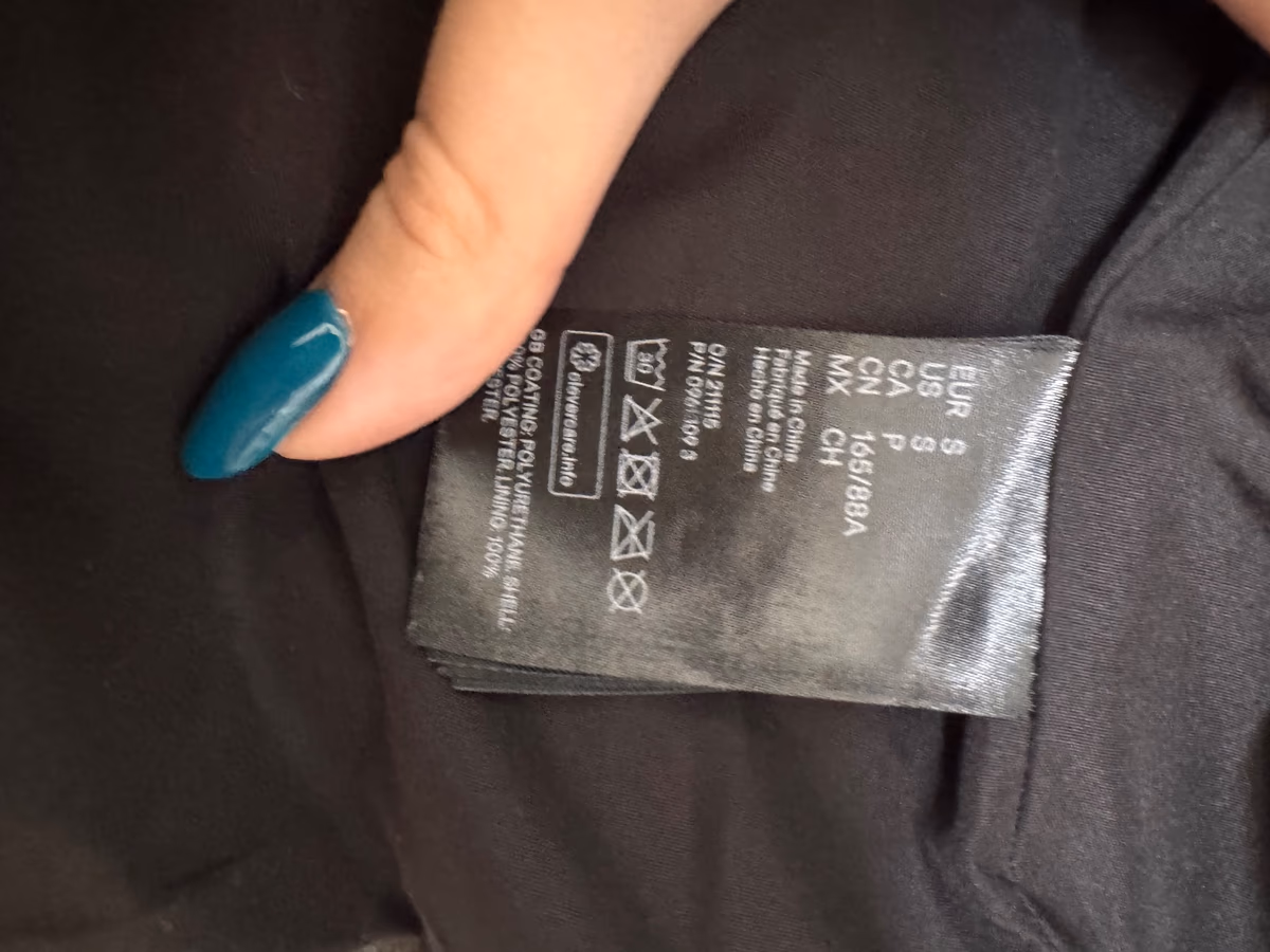 Black Faux Leather Biker Jacket, photo 3